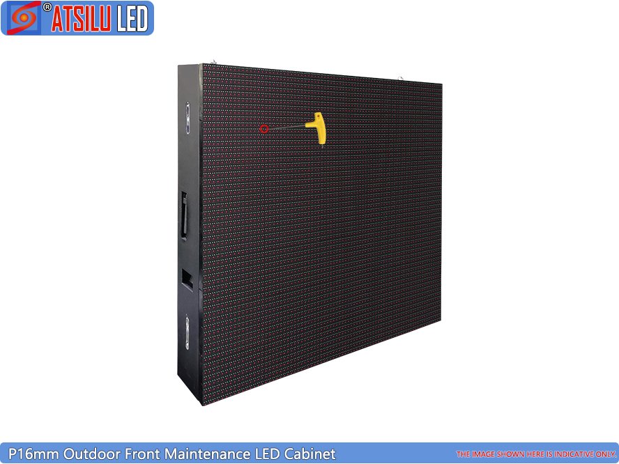 P16mm Outdoor Front Maintenance LED Display DIP LED Cabinet
